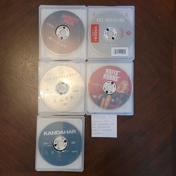 5 RedBox Rated R DVD bundled - Picture 1 of 3